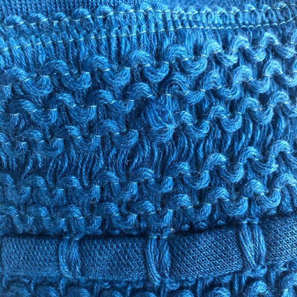 Vintage Henry Rosenfeld Skirt & Top Sweater Knit 50's Outfit Matching Set Blue - Picture 4 of 16